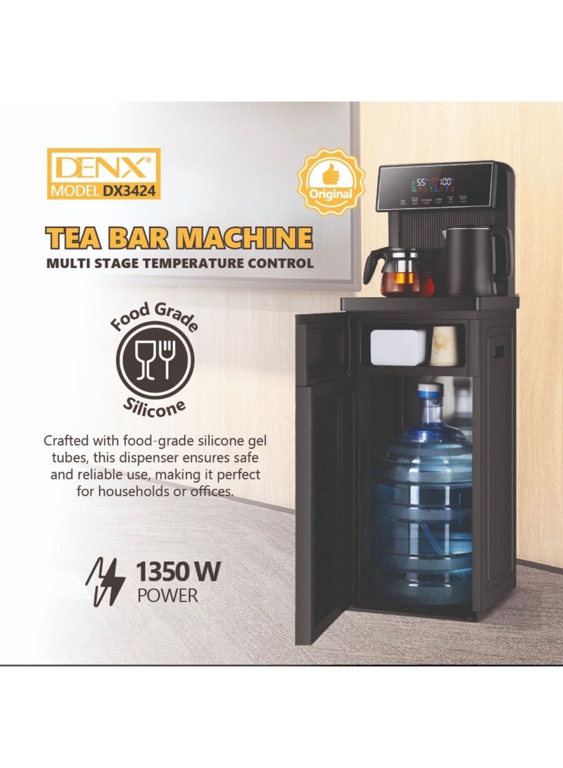 Denx DX3424 Tea Bar Machine – 1350W Hot Water Dispenser with Multi-Stage Temperature Control, Food-Grade Silicone Tubes, Office & Home Use 1Year warranty - Image 3